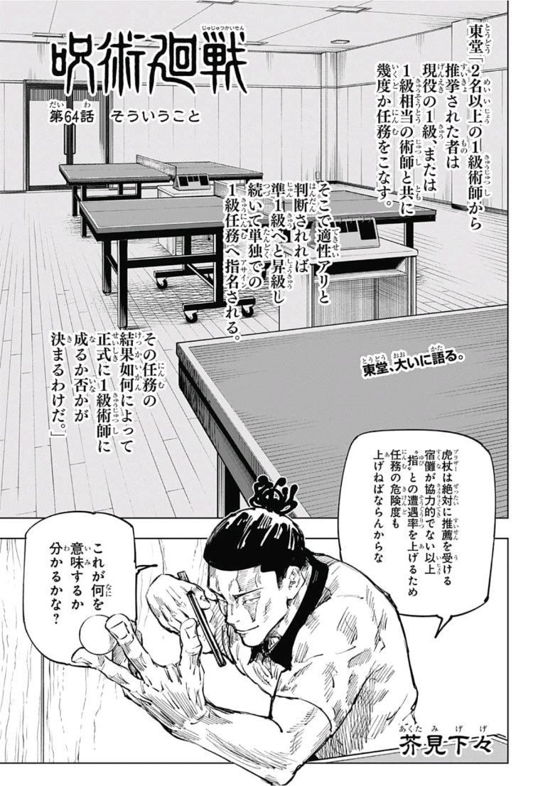 呪術廻戦 Raw Chapter 64